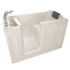 [3260.219.WLL] Acrylic Luxury Series 32 x 60 -Inch Walk-in Tub With Whirlpool System - Left-Hand Drain With Faucet - Linen
