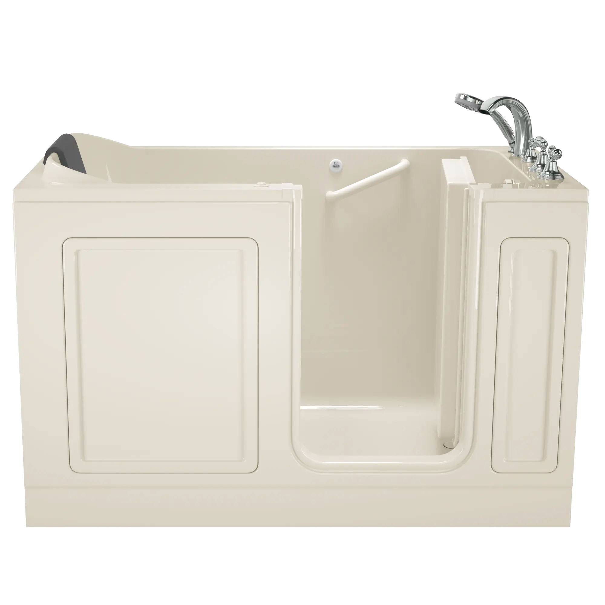 Acrylic Luxury Series 32 x 60 -Inch Walk-in Tub With Air Spa System - Right-Hand Drain With Faucet // LINEN // 166953_Front_3260_219_ARL_WRL_ST6032RA-BC_RJ-BC_0_CDNwebp.webp