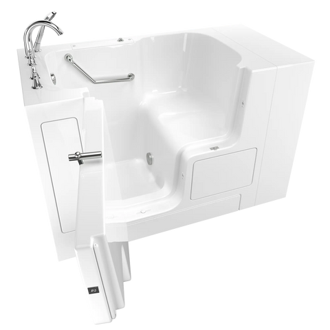 Gelcoat Premium Series 32 in. x 52 in. Outward Opening Door Walk-In Bathtub