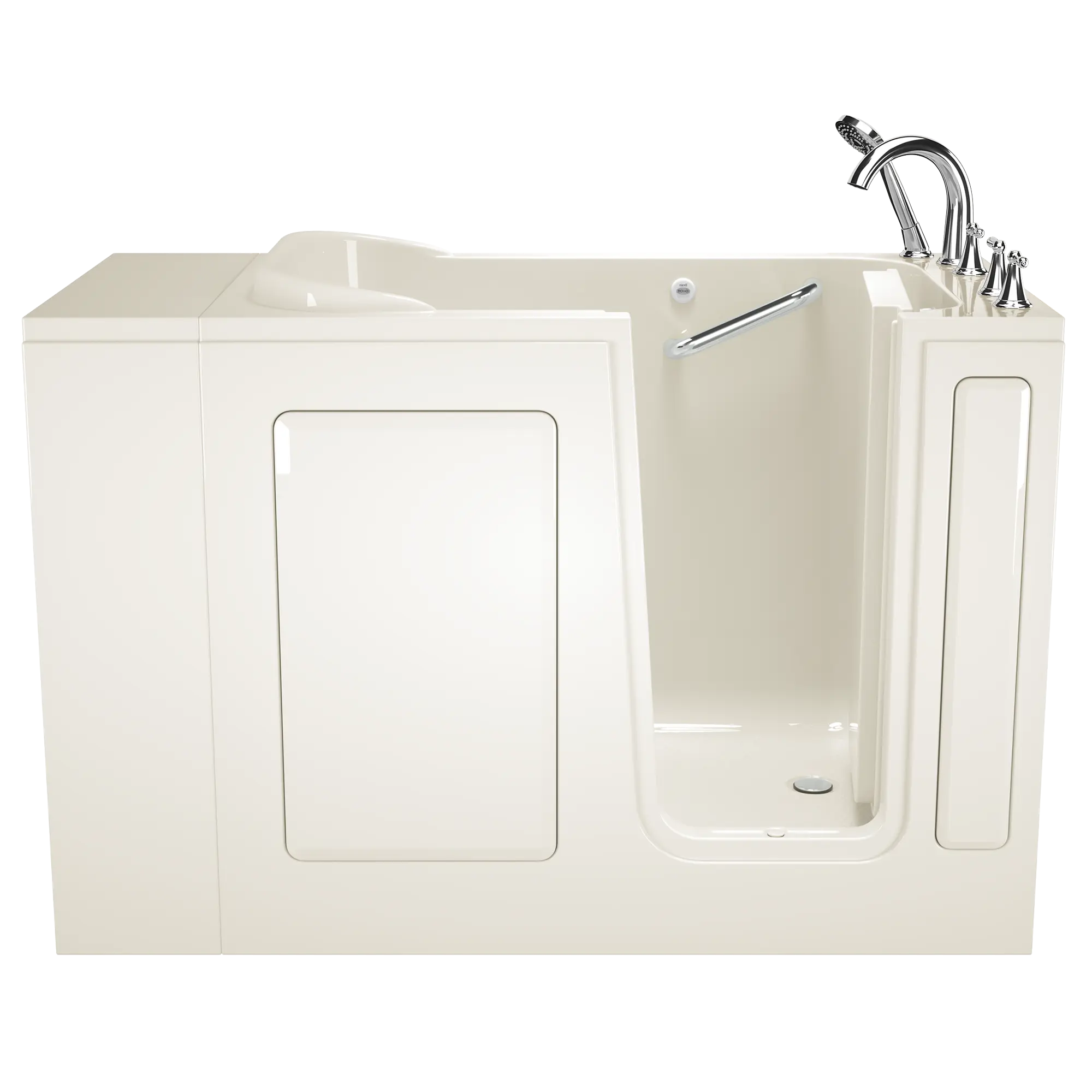 Gelcoat Value Series 28x48-inch Walk-in Soaking Bathtub  Right Hand Door and Drain // LINEN // 166963_Front_2848_409_SRL_0_CDNwebp.webp