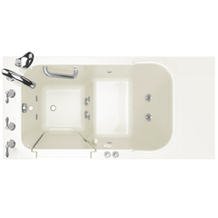 Gelcoat Value Series 28x48-Inch Walk-in Bathtub with Combination Air Spa and Whirlpool Systems  Left Hand Door and Drain // WIB LINEN // 166964_Top_2848_409_CLL_CDNwebp.webp
