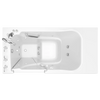 [3052.409.CLW-PC] Gelcoat Value Series 30x52 Inch Walk-In Bathtub with Combination Air Spa and Whirlpool Massage System - Left Hand Door and Drain - White