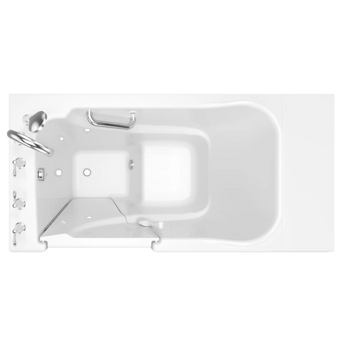 Gelcoat Value Series 30x52 Inch Soaking Walk-In Bathtub - Left Hand Door and Drain