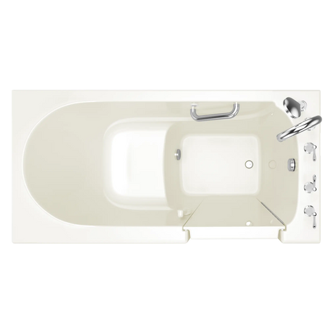 Gelcoat Value Series 30x60 Inch Soaking Walk-In Bathtub - Right Hand Door and Drain