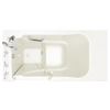 [3052.409.SLL-PC] Gelcoat Value Series 30x52 Inch Soaking Walk-In Bathtub - Left Hand Door and Drain - Linen