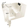 [3252OD.109.SLL-PC] Gelcoat Premium Series 32 x 52 -Inch Walk-in Tub With Soaker System - Left-Hand Drain With Faucet - Linen
