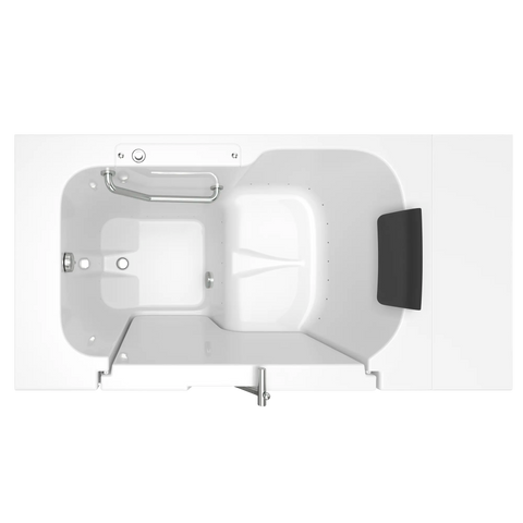 Gelcoat Premium Series 32 x 52 -Inch Walk-in Tub With Air Spa System - Left-Hand Drain