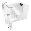 [3252OD.109.WLW-PC] Gelcoat Premium Series 32 x 52 -Inch Walk-in Tub With Whirlpool System - Left-Hand Drain With Faucet - Linen
