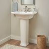 [0445004.020] Edgemere 4-Inch Centerset Pedestal Sink Top - White