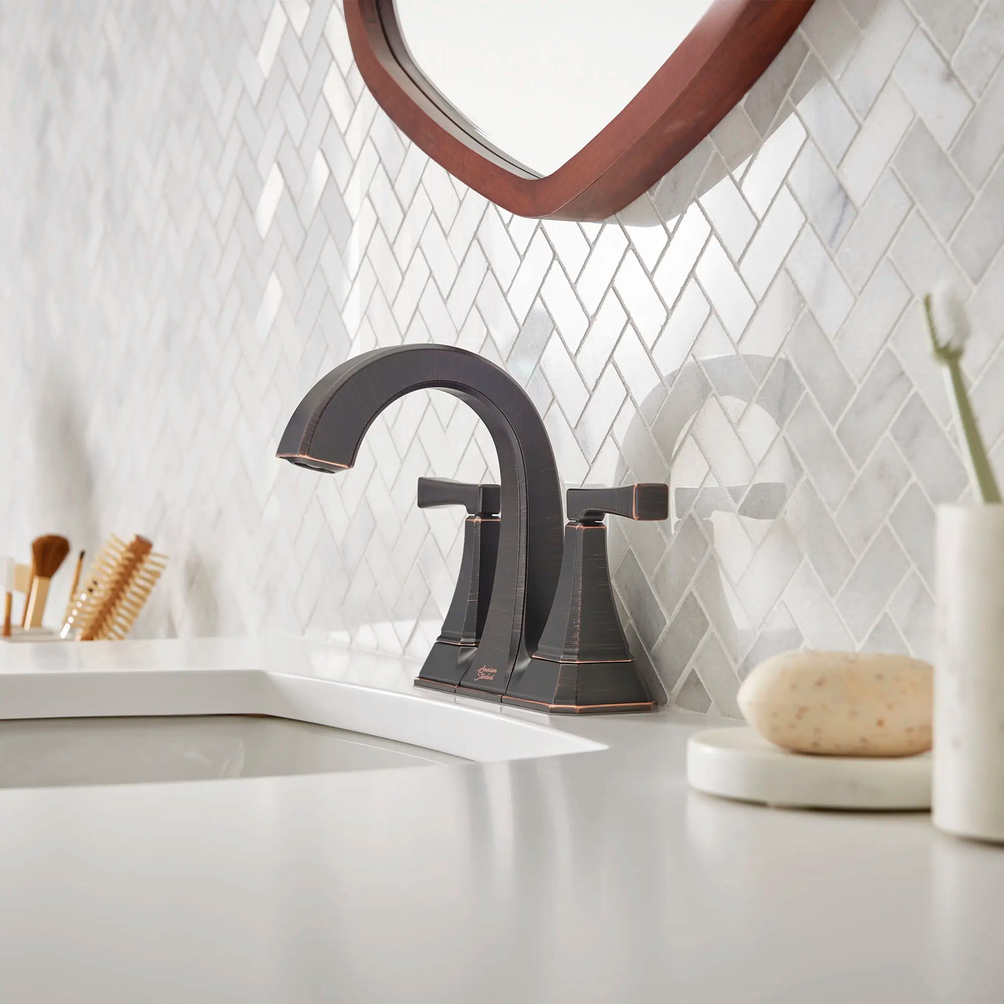 Crawford 4-Inch Centerset 2-Handle Bathroom Faucet 1.2 gpm/4.5 L/min With Lever Handles // LEGACY BRONZE // 167071_B-7612207.278_0_CDNwebp.webp