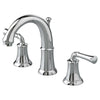 [7420801.002] Portsmouth 8-In. Widespread 2-Handle Crescent Spout Bathroom Faucet 1.2 GPM with Lever Handles - Polished Chrome