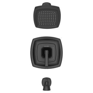 [TU612508.243] Crawford 1.8 gpm/6.8 L/min Tub and Shower Trim Kit With Water-Saving Showerhead, Double Ceramic Pressure Balance Cartridge With Lever Handle - Polished Chrome