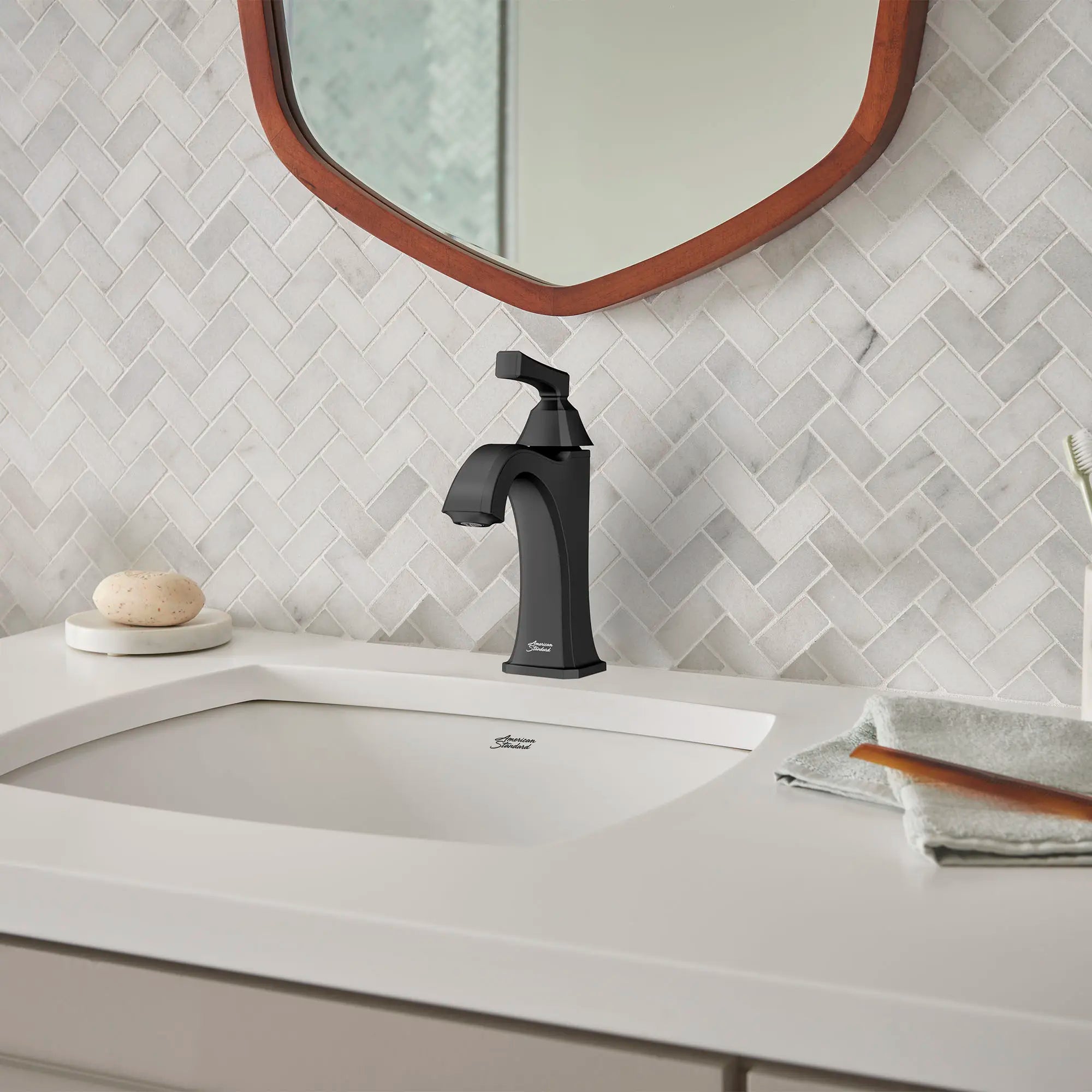 Crawford Single Hole Single-Handle Bathroom Faucet 1.2 gpm/4.5 L/min With Lever Handle // MATTE BLACK // 167108_B-7612107.243_0_CDNwebp.webp