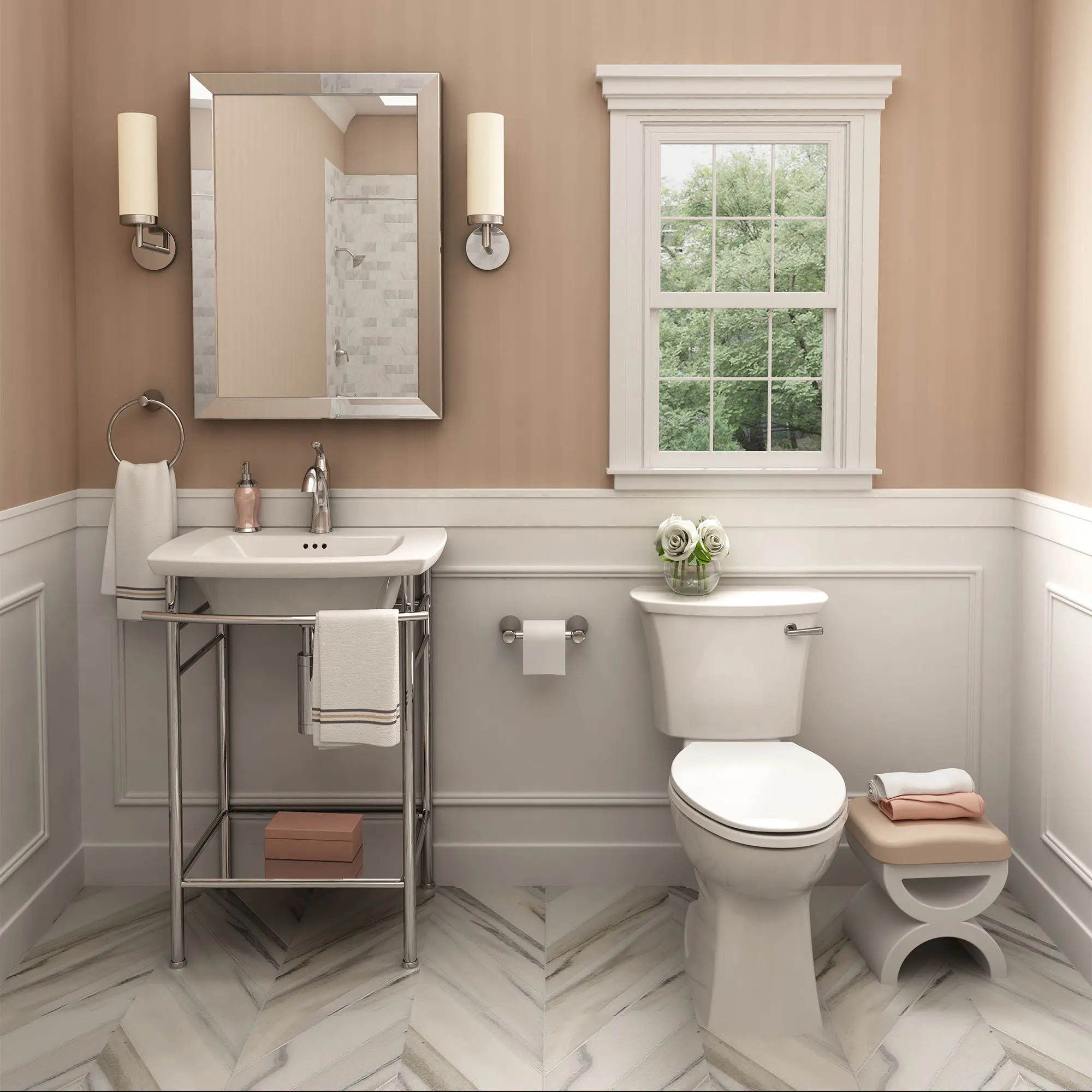 Edgemere® Two-Piece 1.28 gpf/4.8 Lpf Chair-Height Elongated Right-Hand Trip Lever Toilet Less Seat // WHITE // 167113_204AA105020_01_0_CDNwebp.webp