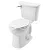 [204BA104.020] Edgemere® Two-Piece 1.28 gpf/4.8 Lpf Chair-Height Round-Front Toilet Less Seat - White