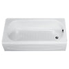 [0263112.020] New Solar® 60 x 30-Inch Integral Apron Bathtub Above Floor Rough With Right-Hand Outlet - White