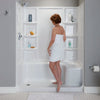 [6030ST3L.011] Elevate Seated Shower Base - Left Hand Outlet - Arctic