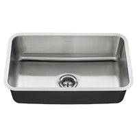 [18SB.9301800T.075] Reliant® 30 x 18-Inch Stainless Steel Undermount Single-Bowl Kitchen Sink - Stainless Steel