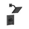 [TU455507.243] Town Square S 1.75 gpm/6.8 L/min Shower Trim Kit With Water-Saving Showerhead, Double Ceramic Pressure Balance Cartridge With Lever Handle - Matte Black