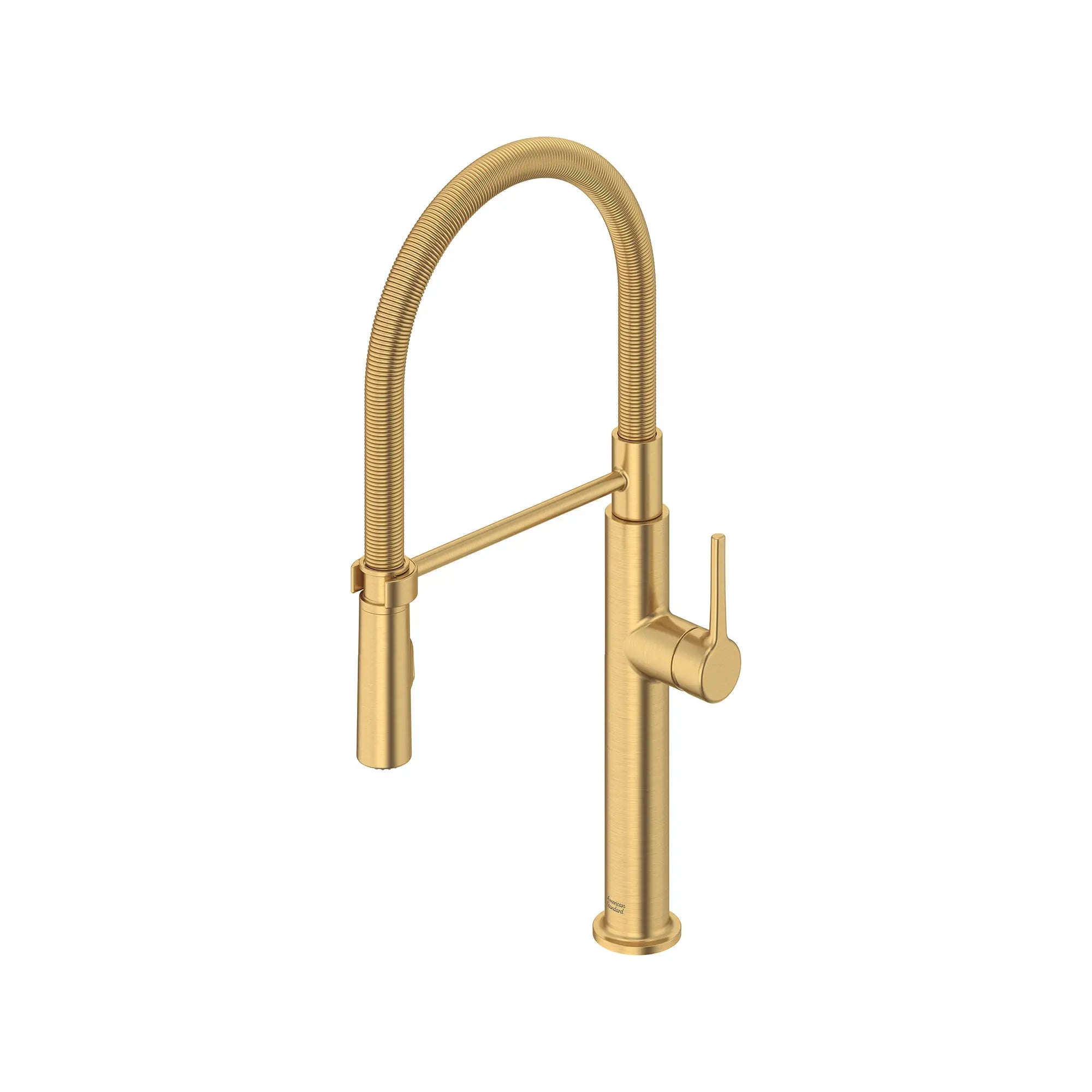 Studio® S Semi-Pro Pull-Down Dual Spray Kitchen Faucet With Spring Spout // BRUSHED COOL SUNRISE // 167280_StudioS_SiloLeft_4803350.GN0_0001_Mar2023_0_CDNwebp.webp