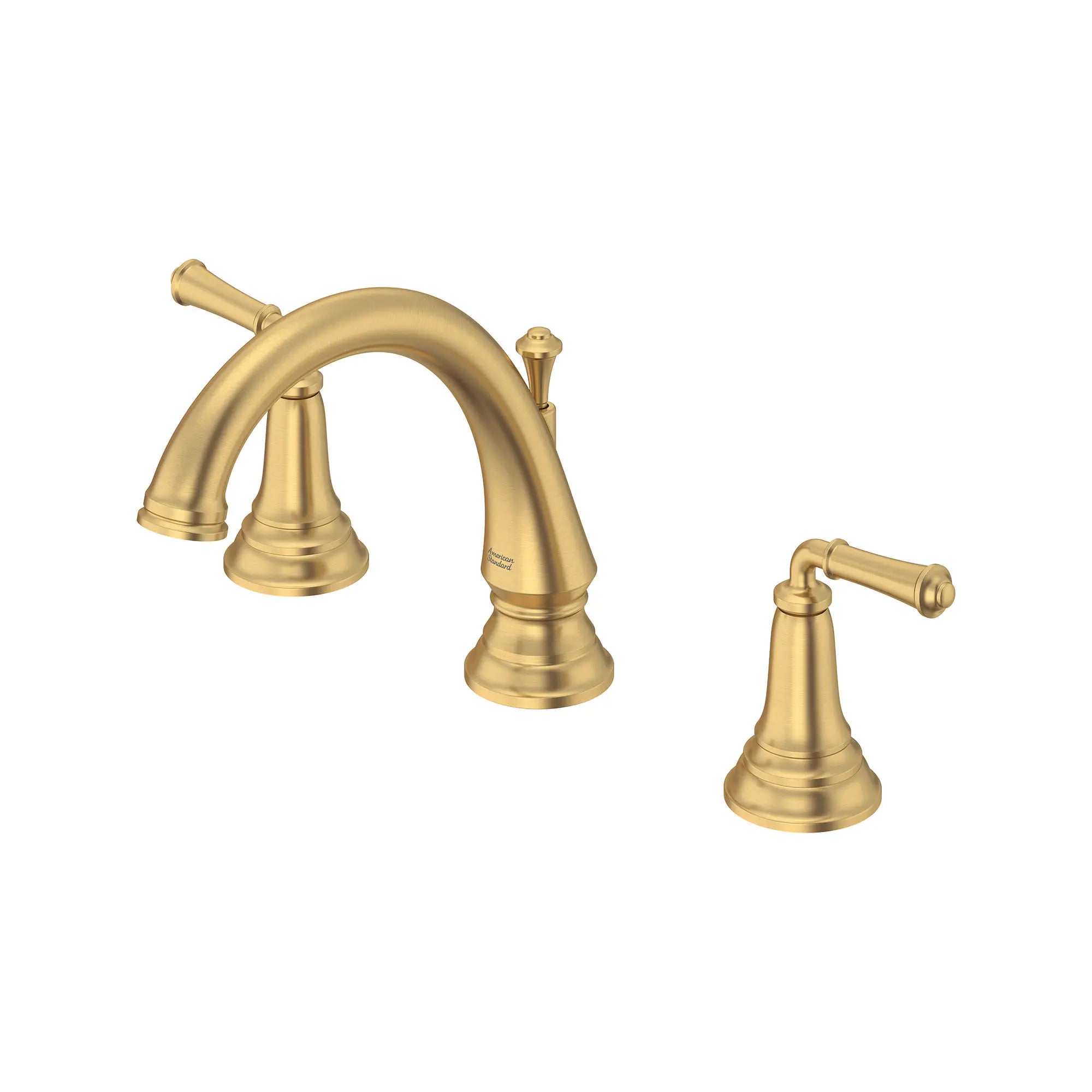 Delancey® Bathtub Faucet With Lever Handles for Flash® Rough-In Valve // BRUSHED COOL SUNRISE // 167285_Delancey_SiloLeft_T052900.GN0_0001_Mar2023_0_CDNwebp.webp