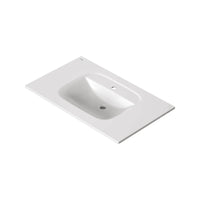 [1806001.020] Aspirations Vanity Top Center Hole Only - White