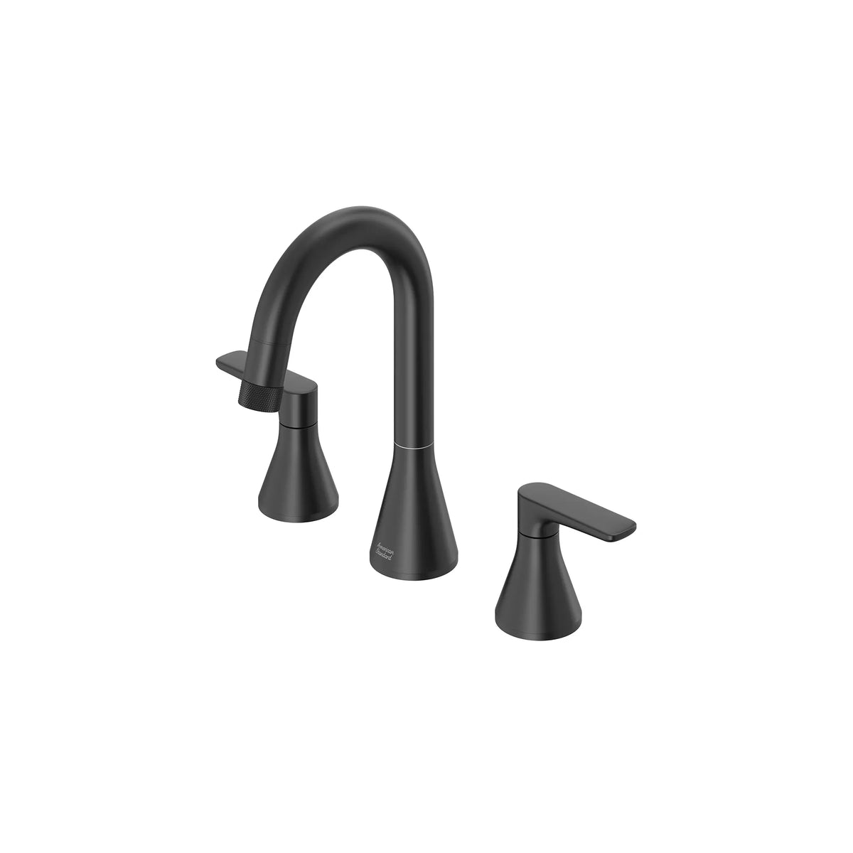 Aspirations 8-Inch Widespread 2-Handle Pull-Down Bathroom Faucet 1.2 gpm/4.5 L/min With Lever Handles // MATTE BLACK // 167324_Aspirations_SiloLeft_7061821.243_0001_Jun2023_0_CDNwebp_3340b113-1179-4fdc-bc23-ba5857d67b5d.webp