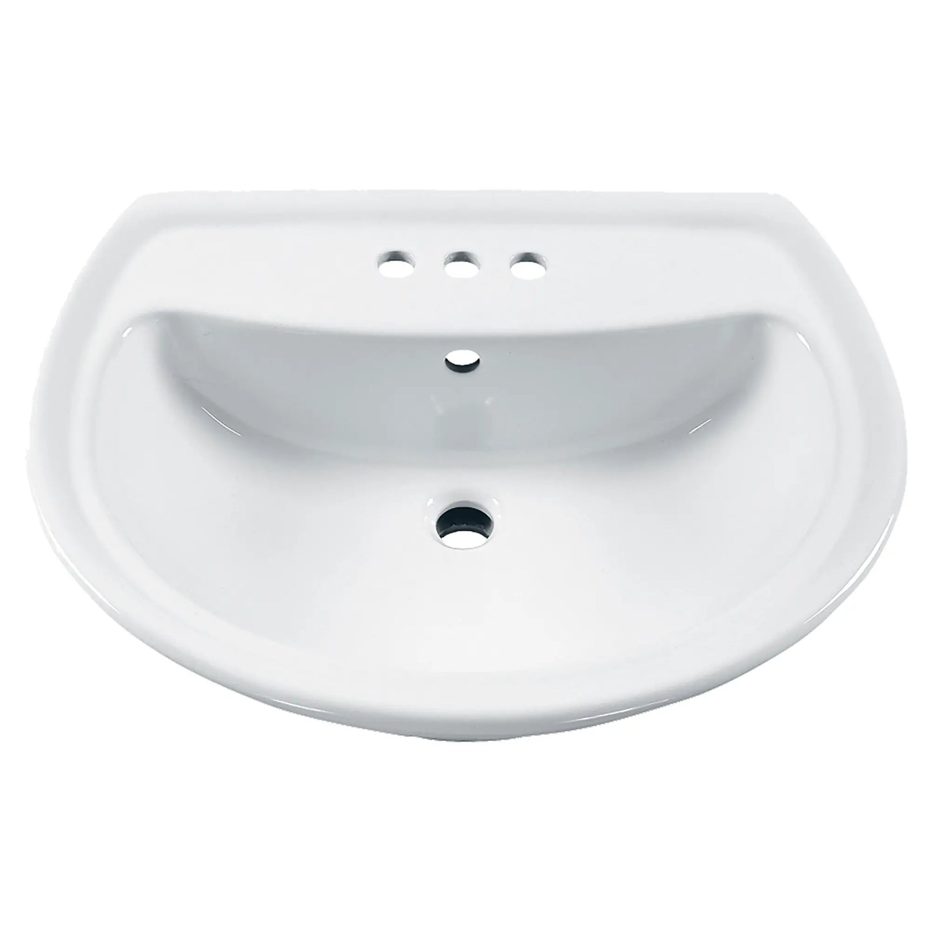 0240.004 BON 24"X20" 4CC PED TOP LAV