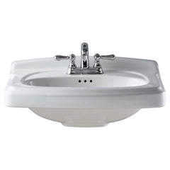 [0555104.020] Portsmouth® 4-Inch Centerset Pedestal Sink Top - White