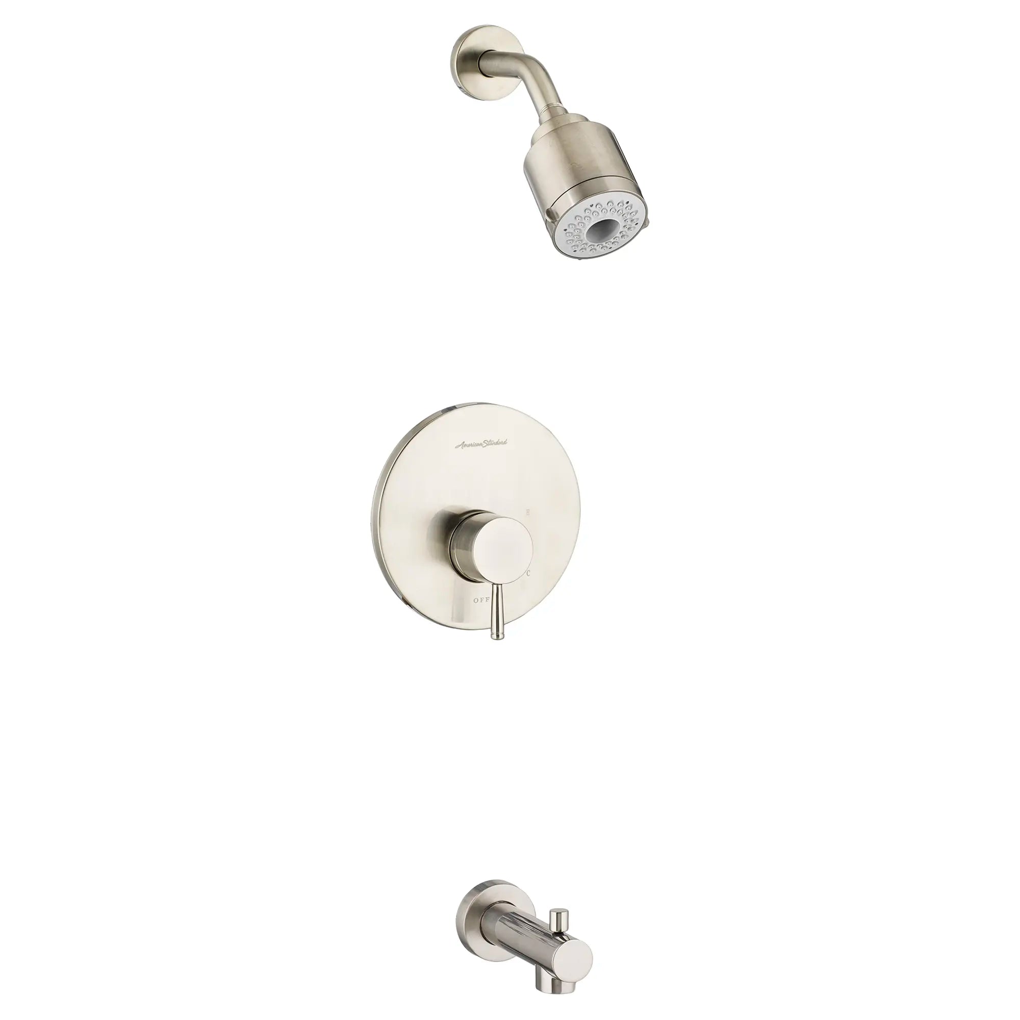Serin 2.0 GPM Tub and Shower Trim Kit with FloWise Showerhead and Lever Handle // BRUSHED NICKEL // 167356_T064508295_0_CDNwebp.webp
