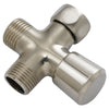 [1660410.295] 1/2 Inch NPT Shower Arm Diverter - Brushed Nickel