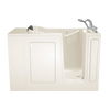 [2848.109.WRL] Gelcoat Premium Series 28 x 48-Inch Walk-in Tub With Whirlpool System - Right-Hand Drain With Faucet - Linen