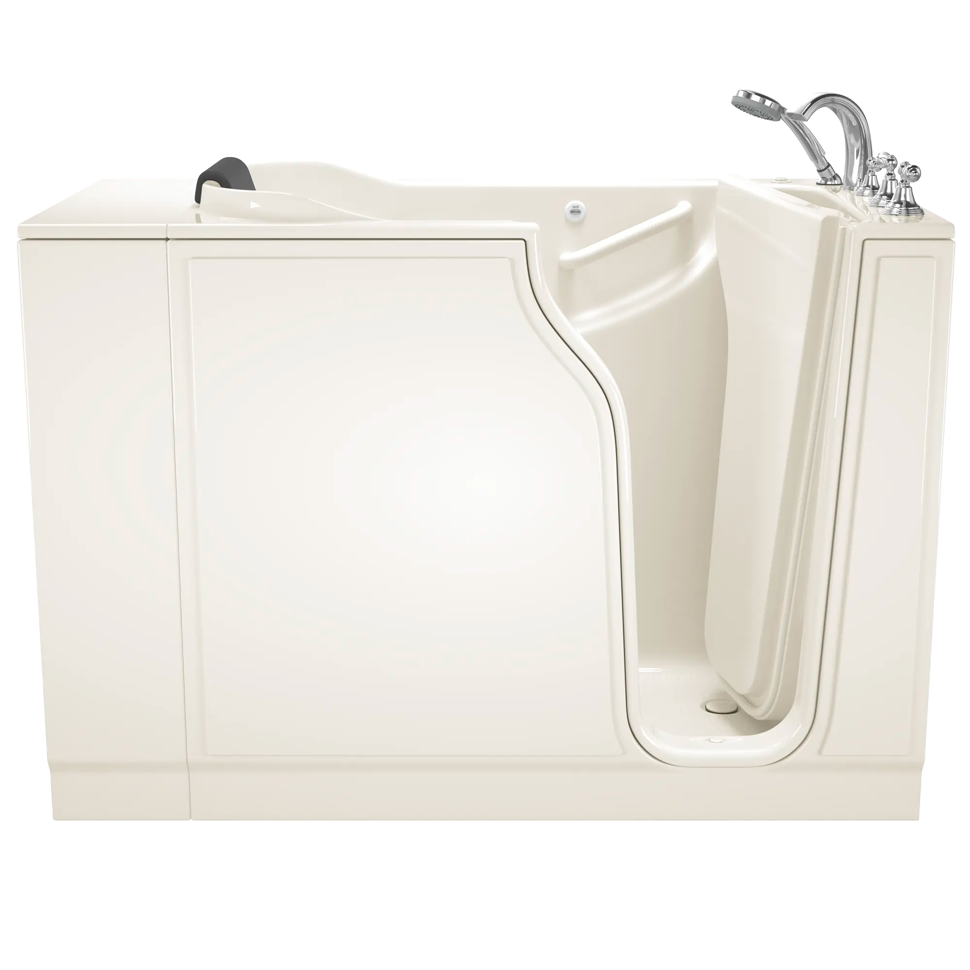 Gelcoat Premium Series 30 x 52 -Inch Walk-in Tub With Whirlpool System - Right-Hand Drain With Faucet // LINEN // 167436_Front_3052_109_ARL_WRL_SS5230RA-BC_RJ-BC_0_CDNwebp.webp