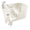 [3052OD.709.ALL-PC] Gelcoat Value Series 30 x 52 -Inch Walk-in Tub With Air Spa System - Left-Hand Drain With Faucet - Linen