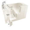 [3052OD.709.CLL-PC] Gelcoat Value Series 30 x 52 -Inch Walk-in Tub With Combination Air Spa and Whirlpool Systems - Left-Hand Drain With Faucet - Linen