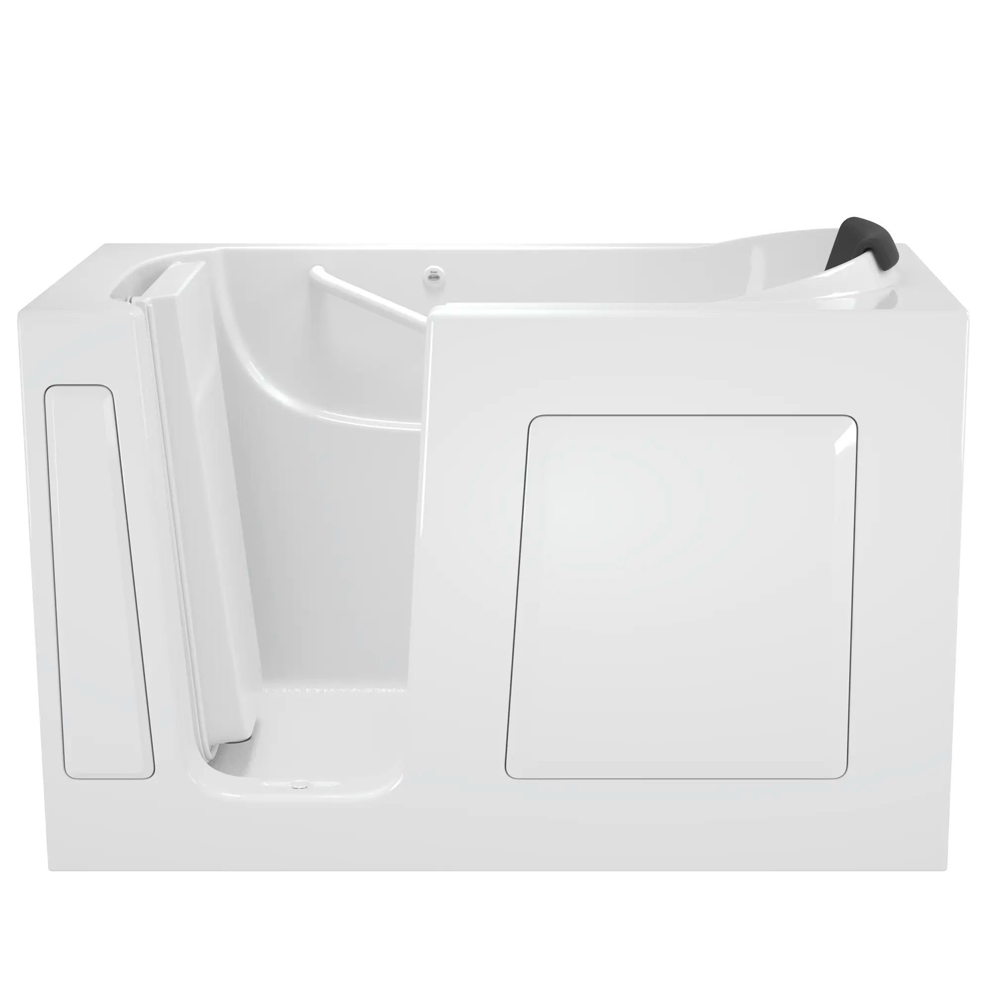 Gelcoat Premium Series 30 x 60 -Inch Walk-in Tub With Soaker System - Left-Hand Drain // WHITE // 167450_Front_3060_105_SLW_0_CDNwebp.webp