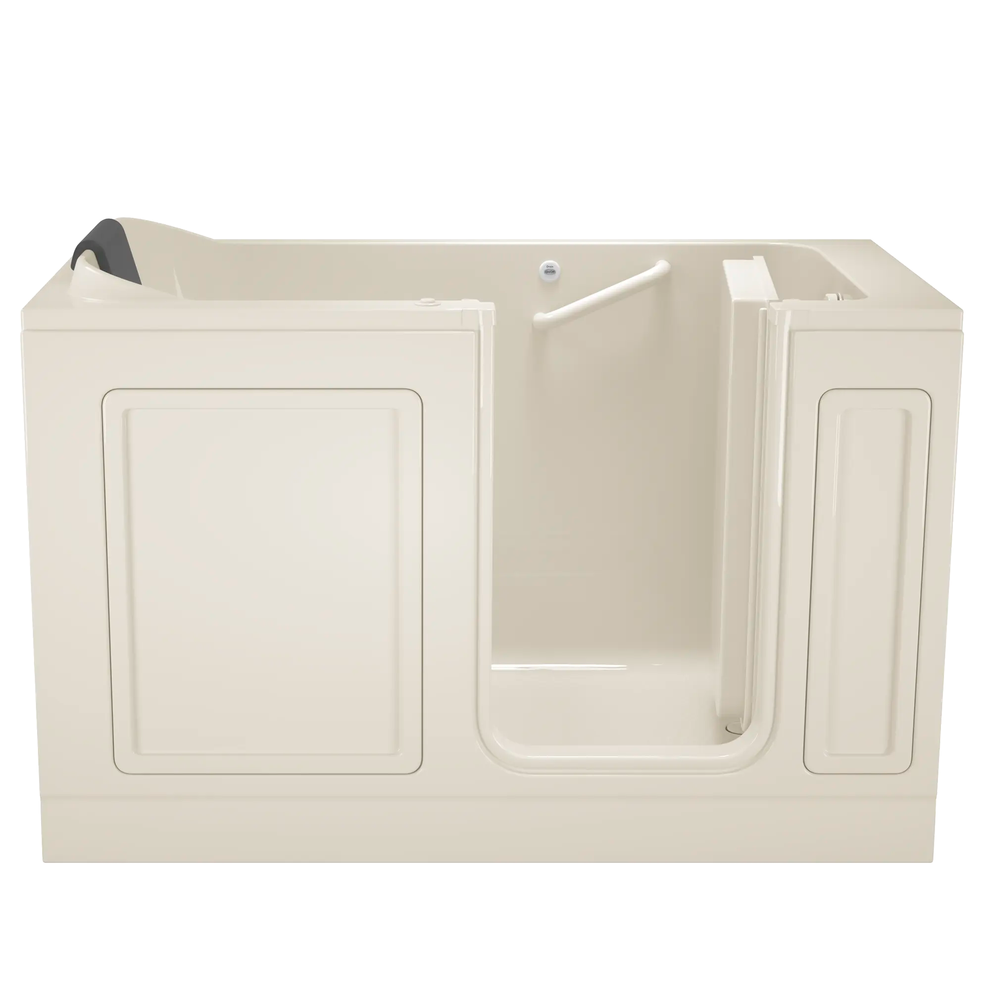 Acrylic Luxury Series 32 x 60 -Inch Walk-in Tub With Air Spa System - Right-Hand Drain // LINEN // 167455_Front_3260_215_ARL_WRL_0_CDNwebp.webp