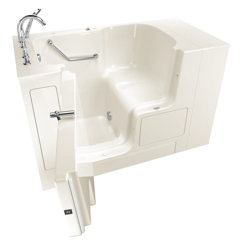 Gelcoat Value Series 32 x 52 -Inch Walk-in Tub With Soaker System - Left-Hand Drain With Faucet