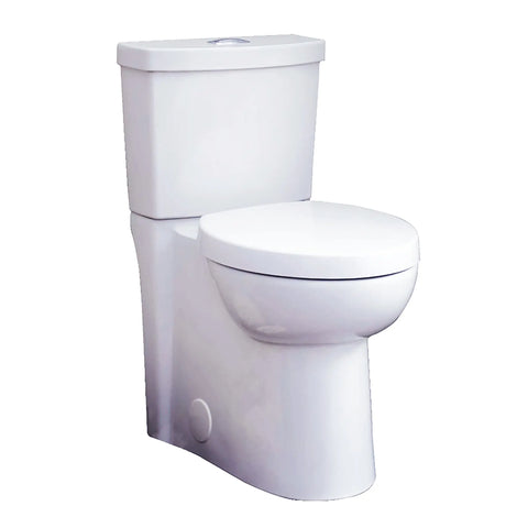 Clean Siphonic 1.1 GPF/4.1 LPF 1.6 GPF/6.0 LPF Dual Flush 16-1/2-in. Elongated-Front Toilet with Seat