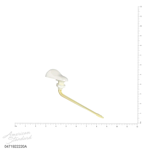 Left-Hand 30 Degree Plastic Toilet Trip Lever