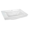 [0329001.020] Townsend® 24 x 18-Inch Above Counter Sink With Center Hole Only - White