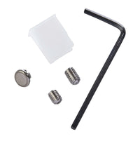 [M970900-2950A] Plug Button, Wrench & Set Screw Kit - Polished Chrome