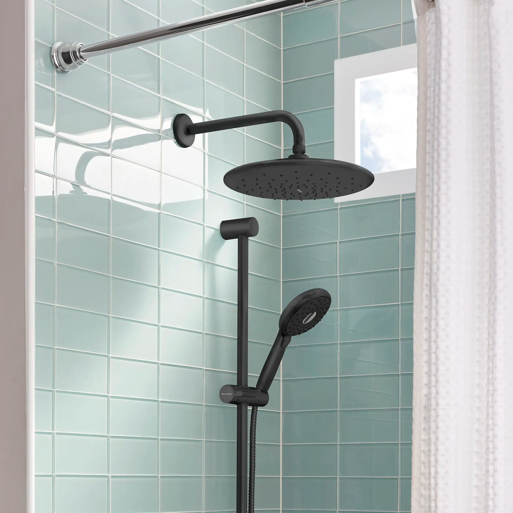 Spectra® Rain 11-Inch 1.8 gpm/6.8 L/min Water-Saving Rain Showerhead // MATTE BLACK // 168303_B-1660774.243_9038001.243_0_CDNwebp.webp