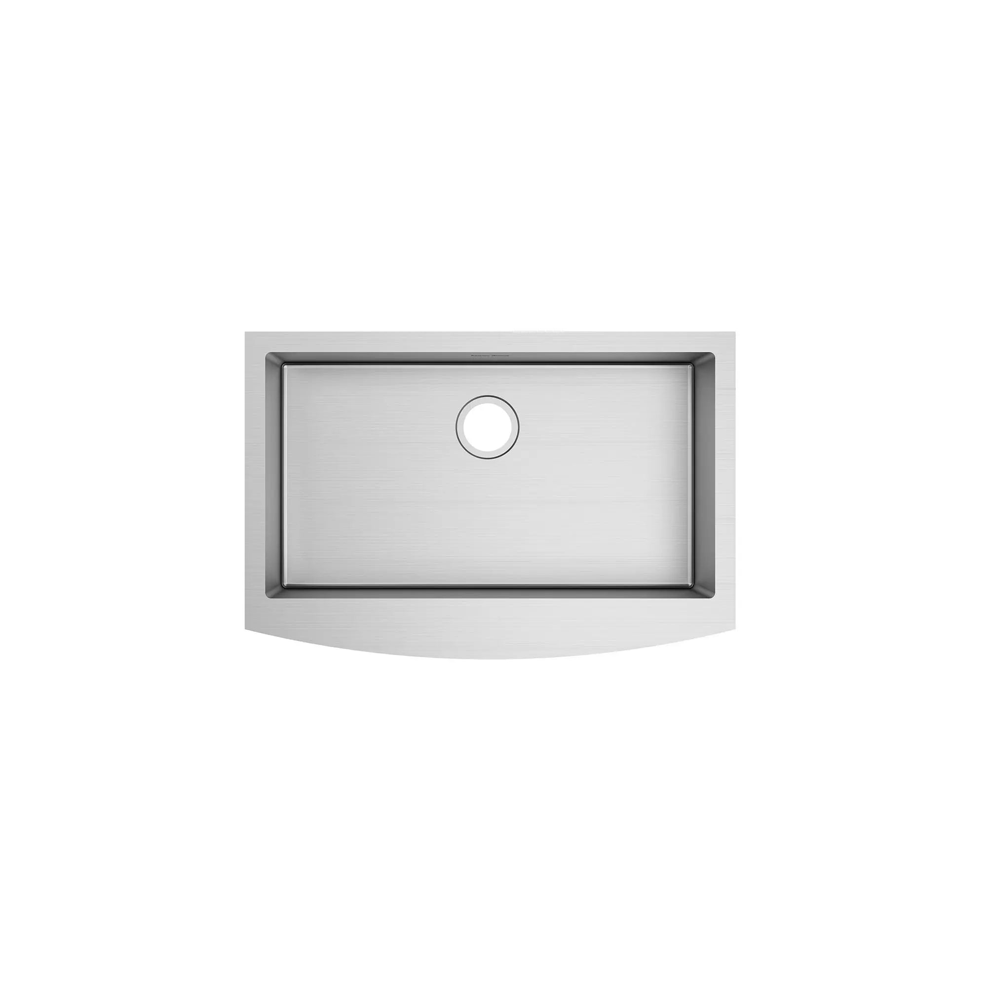 Suffolk® 33 x 22-Inch Stainless Steel Undermount Single-Bowl Apron Front/Farmhouse Residential Kitchen Sink with Grid // STAINLESS STEEL // 168543_Suffolk_SiloTop_18SB.9332200AR.075_0001_Feb2023_0_CDNwebp.webp