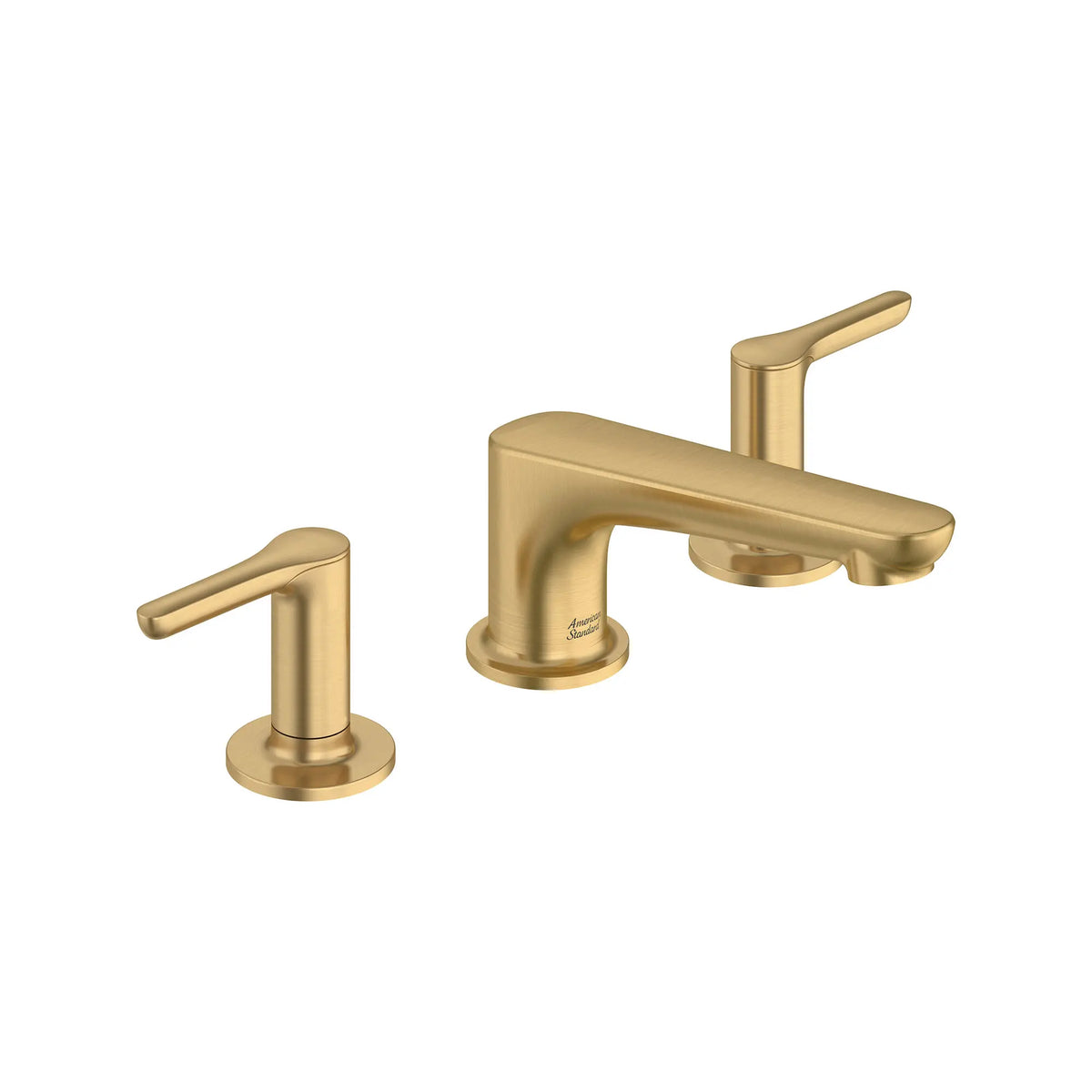 Studio® S Widespread Low Spout 2-Handle Bathroom Faucet 1.2 gpm/4.5 L/min With Lever Handles // BRUSHED COOL SUNRISE // 168565_StudioS_SiloRight_7105857.GN0_0001_Jan2023_0_CDNwebp_da3b34af-43df-439f-97c4-b35fe6284232.webp