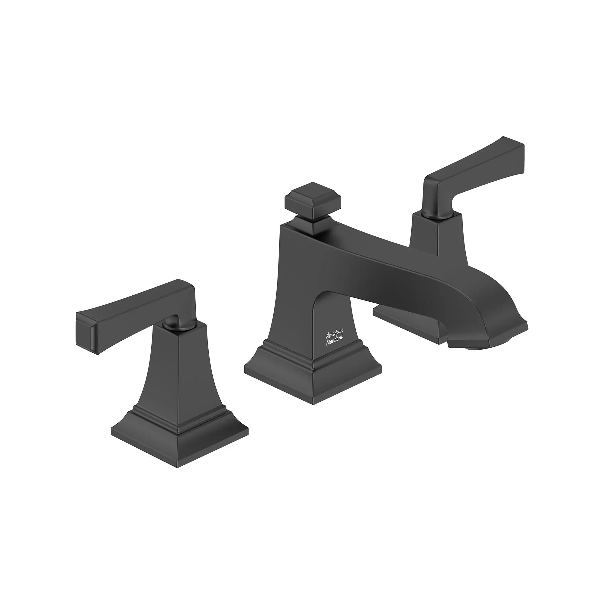 Town Square® S 8-Inch Widespread 2-Handle Bathroom Faucet 1.2 gpm/4.5 L/min With Lever Handles // MATTE BLACK // 168580_TownSquareS_SiloRight_7455801.243_0001_Jan2023_0_CDNwebp_01a49ca5-e350-40ed-bb7a-2b3b01871a18.webp