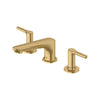 [7105857.GN0] Studio® S Widespread Low Spout 2-Handle Bathroom Faucet 1.2 gpm/4.5 L/min With Lever Handles - Brushed Cool Sunrise