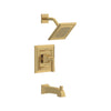 [TU455508.GN0] Town Square S 1.75 gpm/6.8 L/min Tub and Shower Trim Kit With Water-Saving Showerhead, Double Ceramic Pressure Balance Cartridge With Lever Handle - Polished Chrome