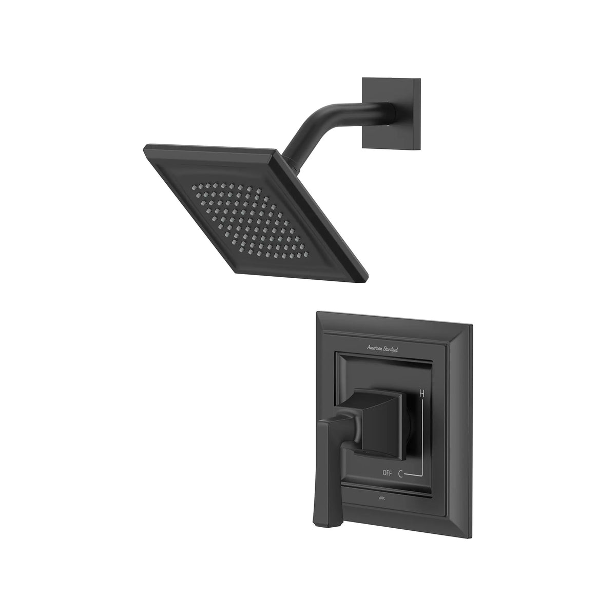 Town Square S 1.75 gpm/6.8 L/min Shower Trim Kit With Water-Saving Showerhead, Double Ceramic Pressure Balance Cartridge With Lever Handle // SHOWER / 1.75 GPM / MATTE BLACK // 168658_TownSquareS_SiloLeft_TU455507.243_0003_Jan2023_0_CDNwebp_5ebfe9bd-77e6-4adf-b580-4d86478fdea8.webp