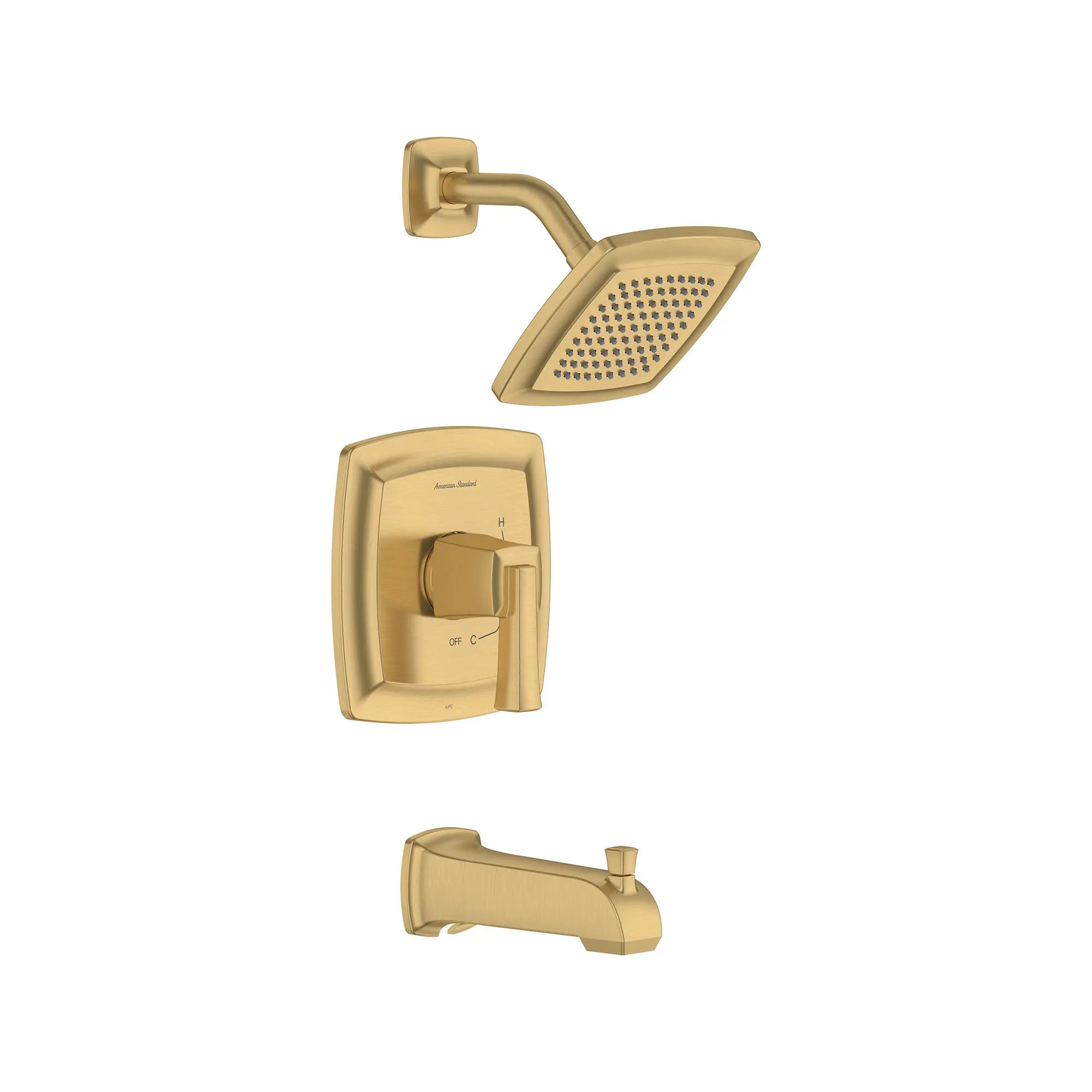 Townsend® 1.75gpm/6.6 L/min Tub and Shower Trim Kit With Water-Saving Showerhead, Double Ceramic Pressure Balance Cartridge With Lever Handle // TUB & SHOWER / 1.75 GPM / BRUSHED COOL SUNRISE // 168660_Townsend_SiloRight_tu353508.GN0_0001_Mar2023_0_CDNwebp.webp